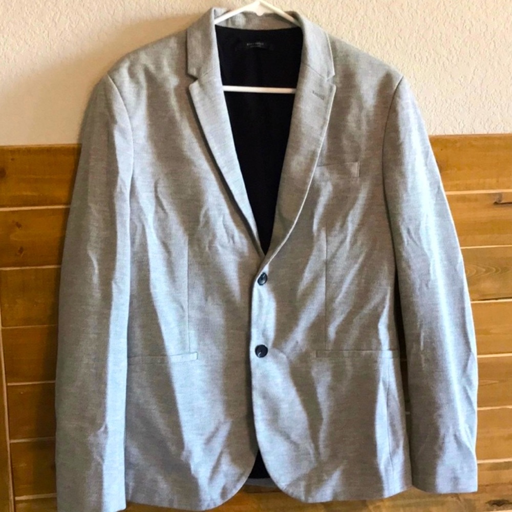 Zara Essentials Grey Women’s Blazer